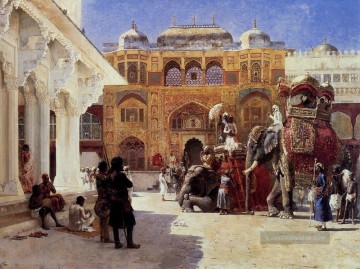  palace - Ankunft von Prinz Humbert Die Rajah im Palast von Amber Indian